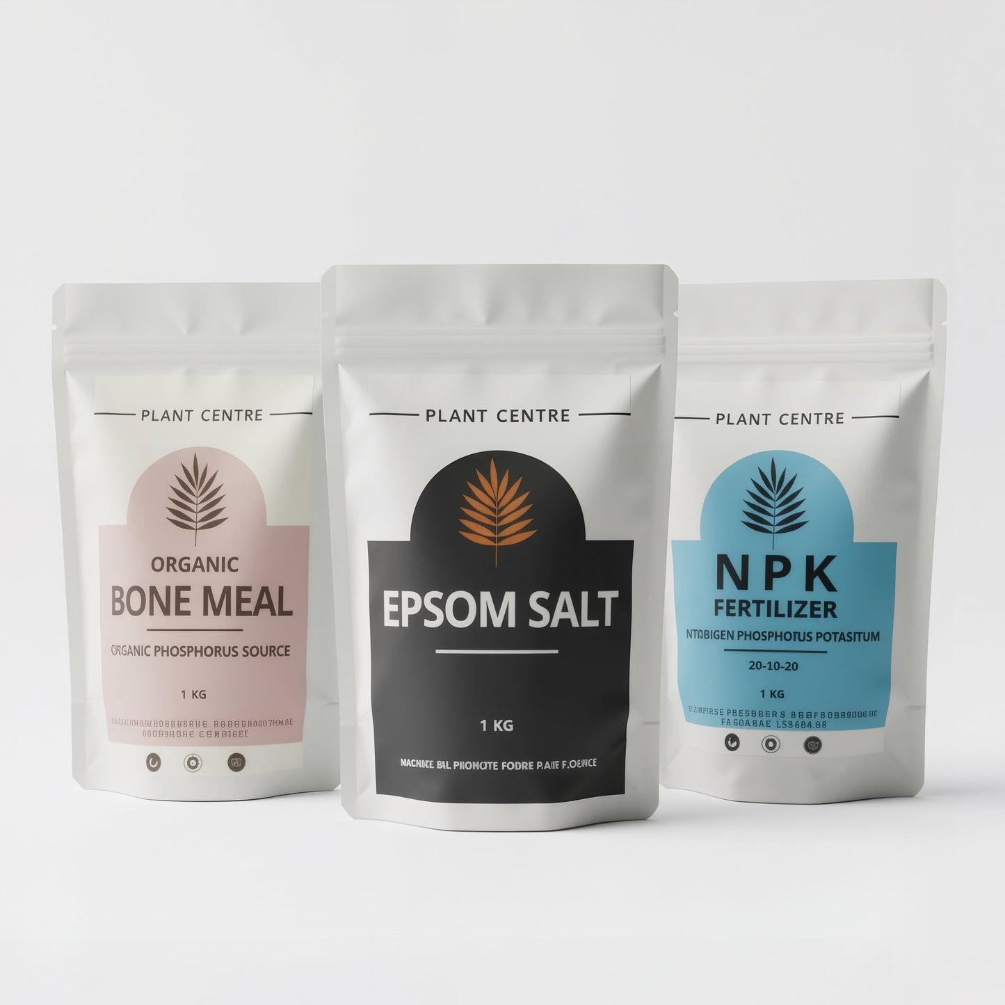 Plant Nutrition Essentials Combo | Bone Meal, NPK, and Epsom Salt Pack for Healthy Plants | Plant Centre