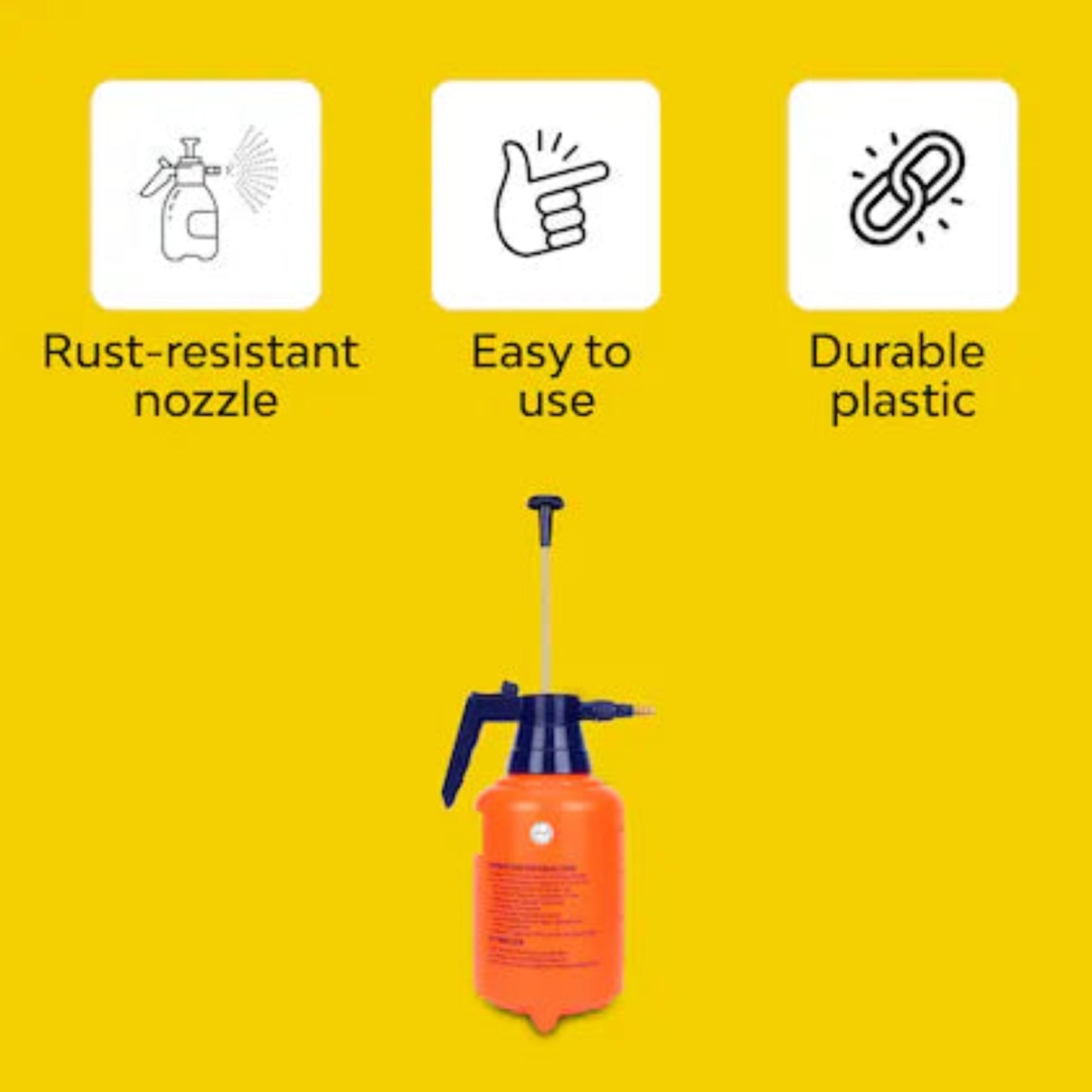 Manual garden spray can being used on indoor houseplants