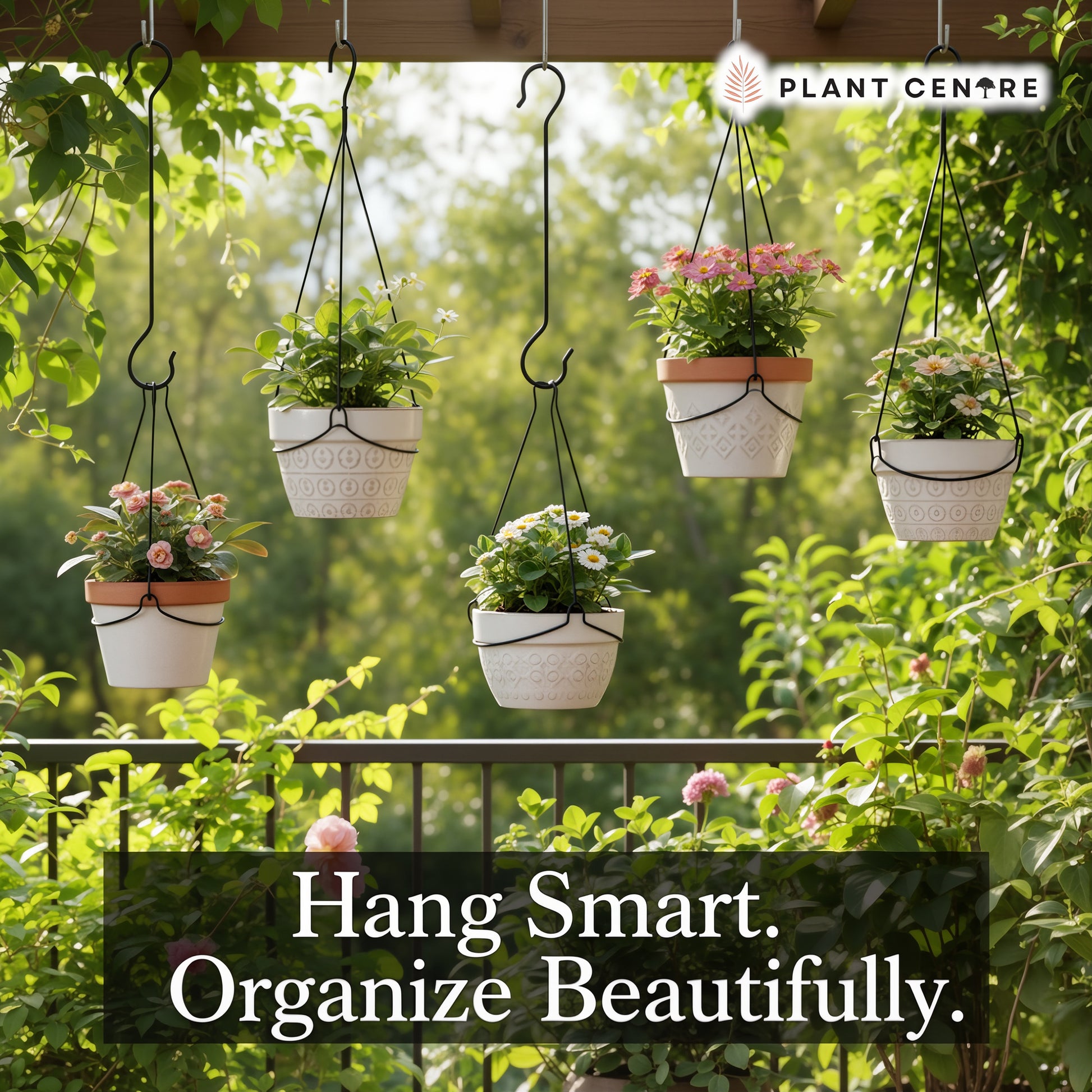 Big S Hook (Set of 10) | Heavy-Duty Metal Hooks for Hanging Pots & Garden Tools | Plant Centre