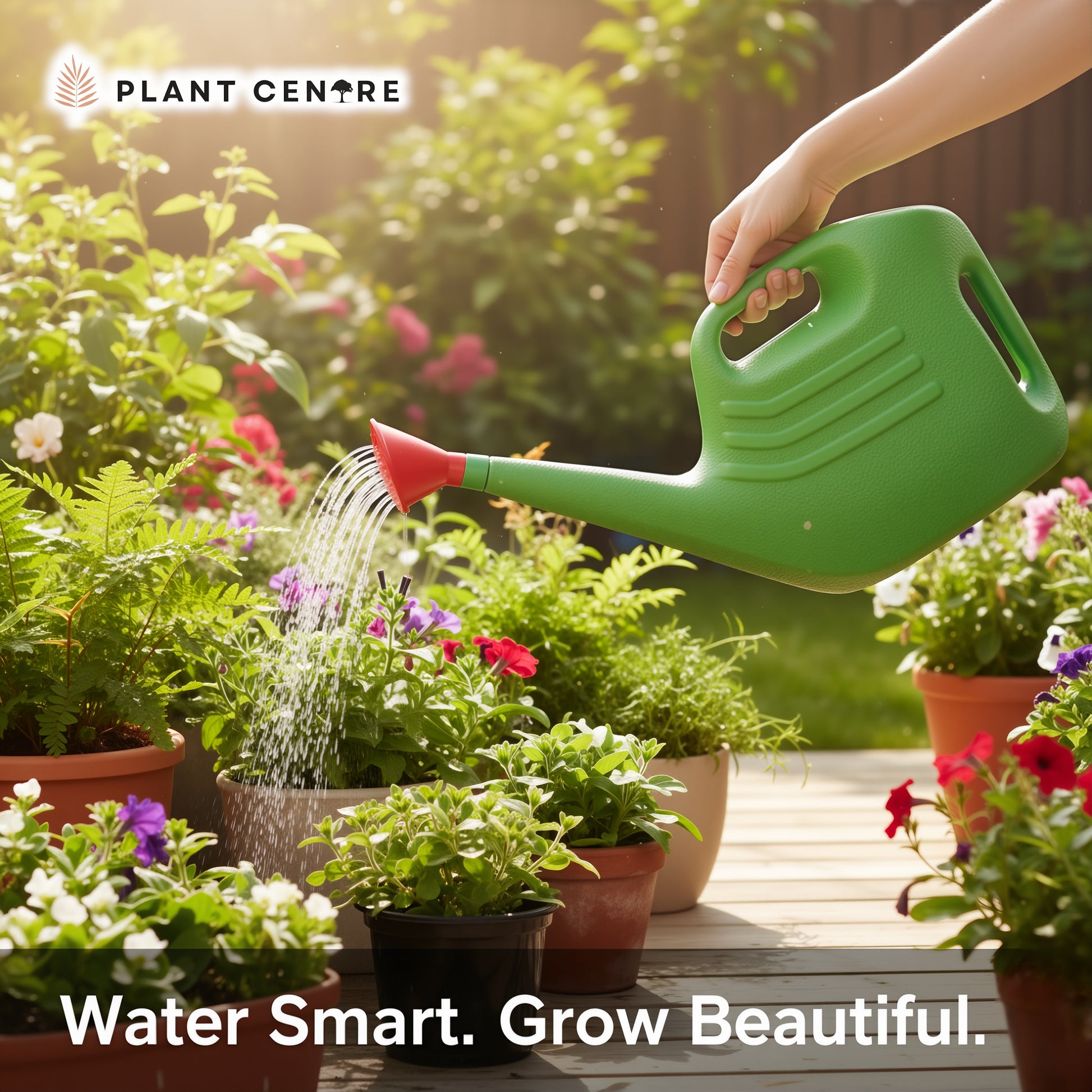 Watering Can 5 Litres | Durable Plastic Garden Can for Indoor & Outdoor Plants | Plant Centre