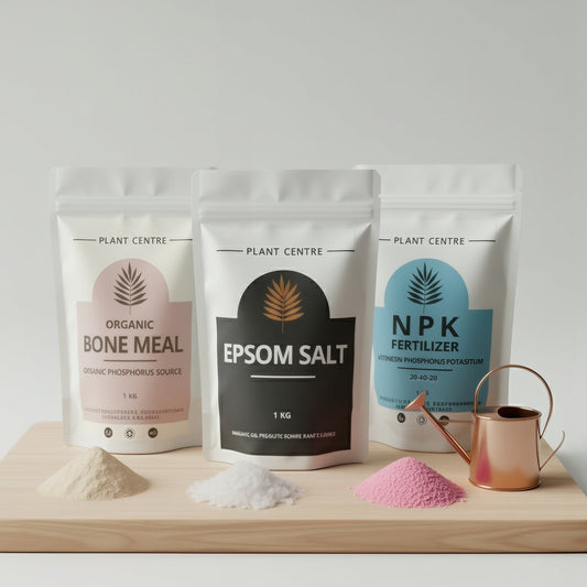 Plant Nutrition Essentials Combo | Bone Meal, NPK, and Epsom Salt Pack for Healthy Plants | Plant Centre