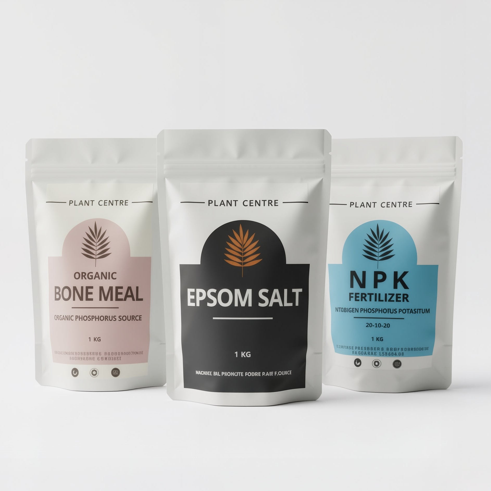 Plant Nutrition Essentials Combo | Bone Meal, NPK, and Epsom Salt Pack for Healthy Plants | Plant Centre
