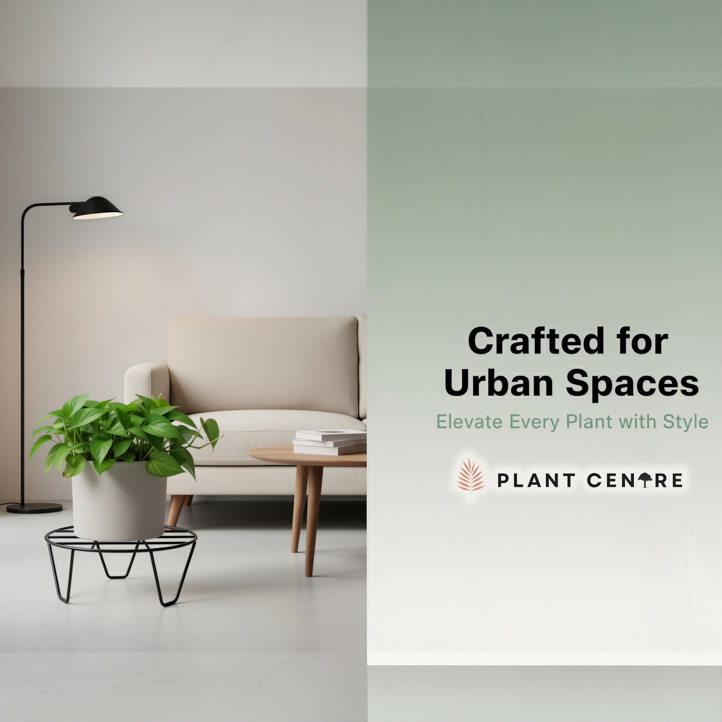 V-Type Planter Stand | Stylish Metal Plant Stand for Indoor & Outdoor Décor | Plant Centre