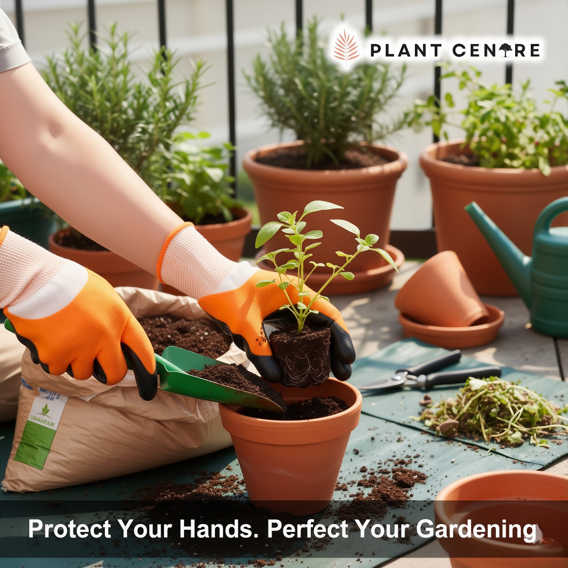 Garden Gloves with Grip – Protective Planting Gloves for Gardening