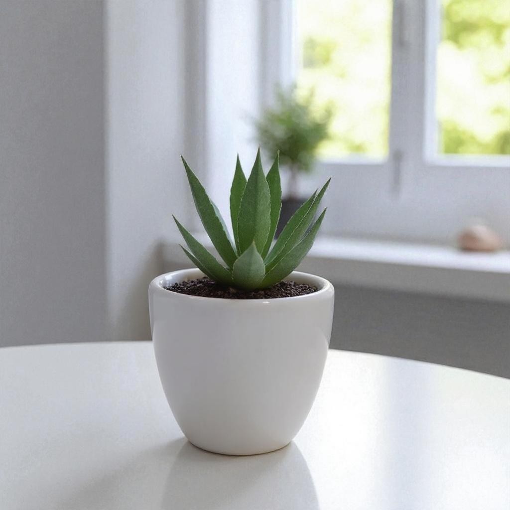 Succulents in Ceramic Pot