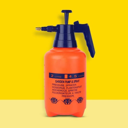 2 Litre Pressure Water Spray Can for plant misting and garden care

