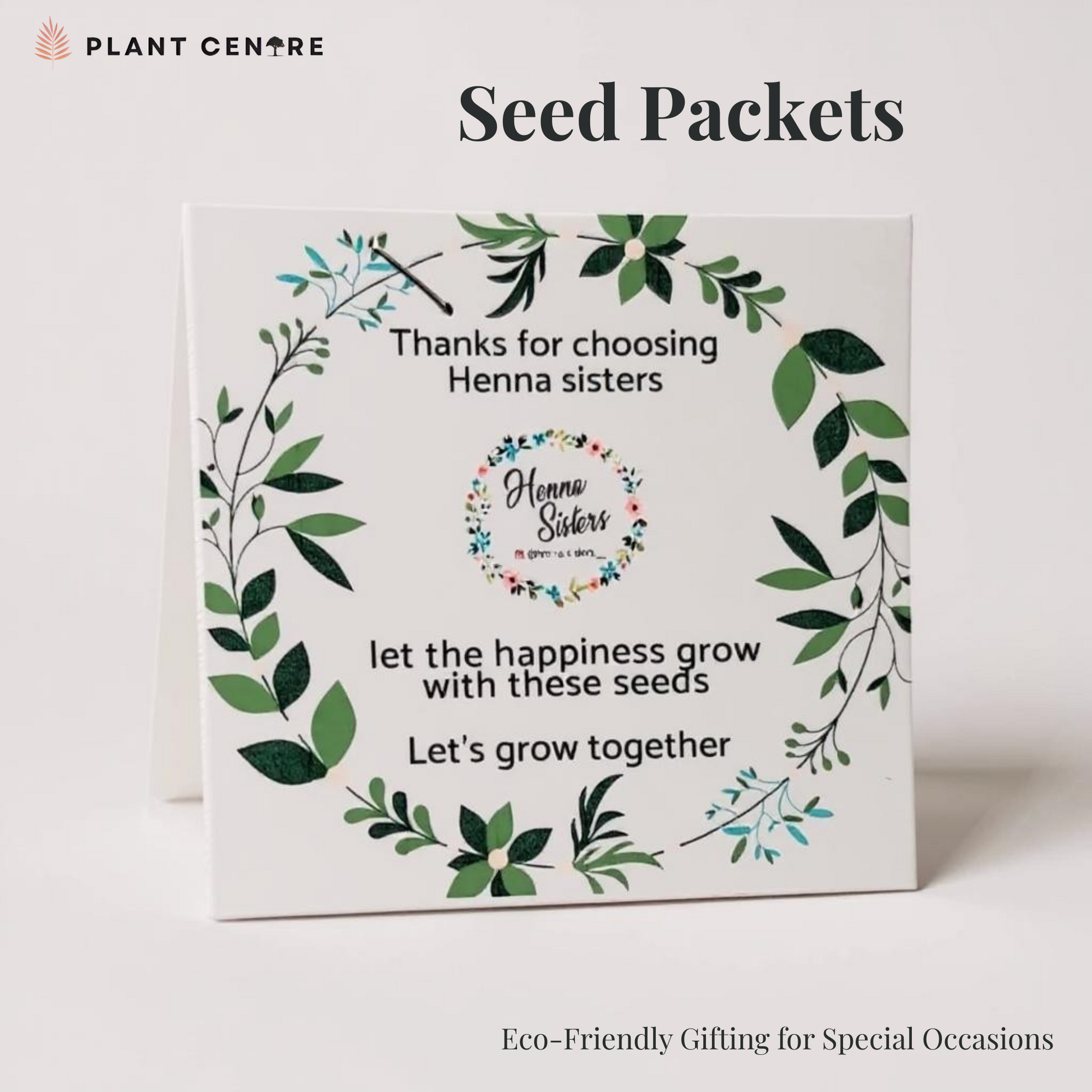 Seed Packet Return Gifts | Eco-Friendly Planting Gift for Special Occasions