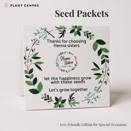Seed Packet Return Gifts | Eco-Friendly Planting Gift for Special Occasions